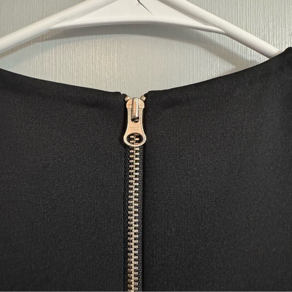 McQ by Alexander McQueen Black Trumpet Flare Dress Size XS - Picture 6 of 14